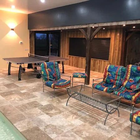 Cottage piscine intérieure31degrés ZOO LA FLECHE24H du Mans Clermont-Creans Extérieur photo