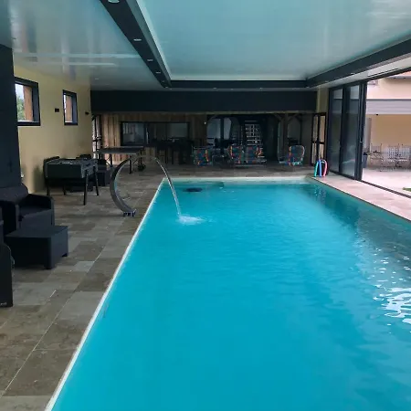 Cottage piscine intérieure31degrés ZOO LA FLECHE24H du Mans Clermont-Creans Extérieur photo